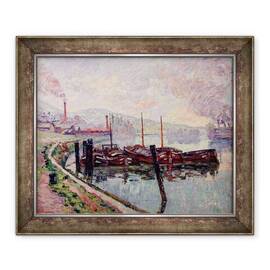 Tablou inramat - Jean Baptiste Armand Guillaumin - slepuri de carbune - - Roveli