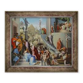 Tablou inramat - Jacopo Pontormo - Iosif cu Iacov in Egipt - - Roveli