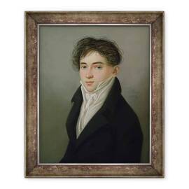 Tablou inramat - Karl Wilhelm Bardou - Portretul Contelui A. Kisseleff - - Roveli