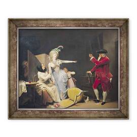 Tablou inramat - Louis Leopold Boilly - Batranul gelos - - Roveli