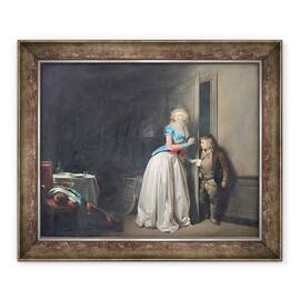 Tablou inramat - Louis Leopold Boilly - Vizita primita - - Roveli