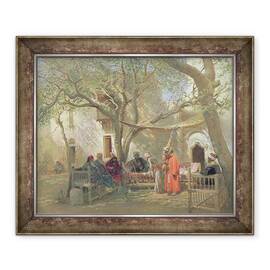 Tablou inramat - Konstantin Egorovich Makovsky - Dervisi in Cairo - - Roveli