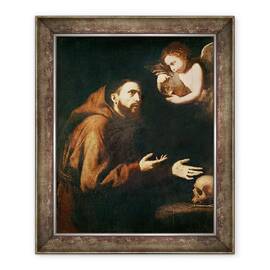 Tablou inramat - Jusepe de Ribera - Viziunea Sfantului Francisc de Assisi - - Roveli