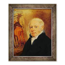Tablou inramat - Lambert Marshall - Portretul lui Ben Marshall 1767-1835 ulei pe panza - - Roveli