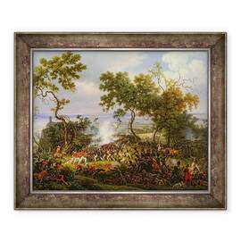 Tablou inramat - Louis Lejeune - Batalia de la Chiclana, 5 martie 1811 - - Roveli