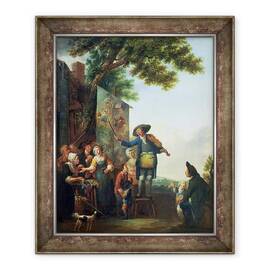 Tablou inramat - Louis Joseph Watteau - Violonistul - - Roveli