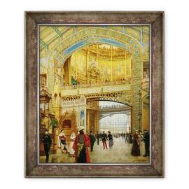 Tablou inramat - Louis Beroud - Domul central al Expozitiei Universale din 1889 - - Roveli