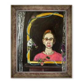 Tablou inramat - Julie Held - Autoportret - Cronologie, 2015 - - Roveli