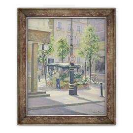 Tablou inramat - Julian Barrow - Stall de flori strada Bond - - Roveli