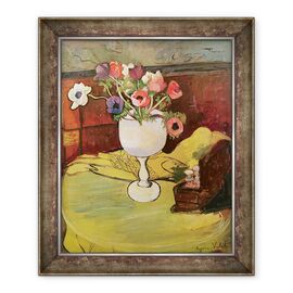 Tablou inramat - Marie Clementine Valadon - Vaza de flori - - Roveli