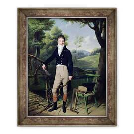 Tablou inramat - Louis Leopold Boilly - Portret De Barbat, posibil Monsieur dAucourt de Saint-Just - - Roveli