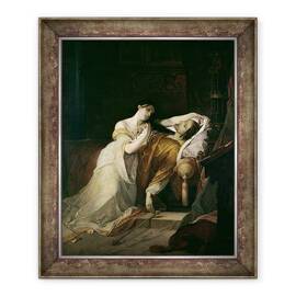 Tablou inramat - Louis Gallait - Ioana Nebuna 1479-1555 cu Filip I cel Frumos 1478-1506 - - Roveli