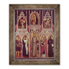 Tablou inramat - Ludovico Brea - Altarul Sfantului Anthony - - Roveli