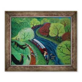 Tablou inramat - Lisa Graa Jensen - Horsing in jurul - - Roveli