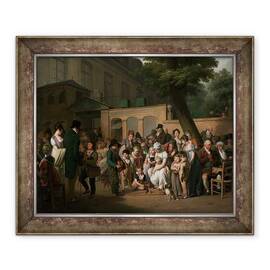 Tablou inramat - Louis Leopold Boilly - Intrarea in Jardin Turc - - Roveli