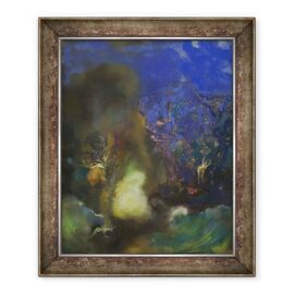 Tablou inramat - Odilon Redon - Roger si Angelica - - Roveli