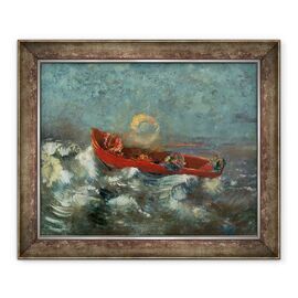 Tablou inramat - Odilon Redon - Barca Rosie - - Roveli