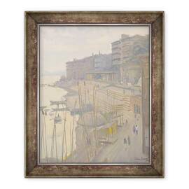 Tablou inramat - Julian Barrow - Gangele de la Varanesi - - Roveli