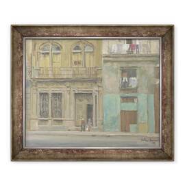 Tablou inramat - Julian Barrow - Frontul Casei Havana - - Roveli