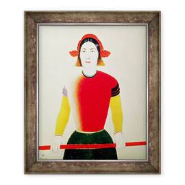 Tablou inramat - Kazimir Severinovich Malevich - Fata cu un pol - - Roveli