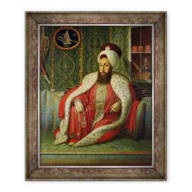 Tablou inramat - Konstantin Kapidagli - Sultan Selim III - - Roveli