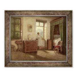 Tablou inramat - Moritz Ludwig von Schwind - Ora Dimineata - - Roveli
