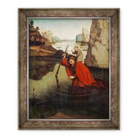 Tablou inramat - Konrad Witz - Sfantul Christopher purtand copilul Hristos - - Roveli