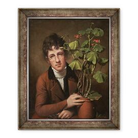 Tablou inramat - Rembrandt Peale - Rubens Peale cu Geranium - - Roveli