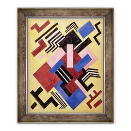 Tablou inramat - Olga Vladimirovna Rozanova - Constructii picturale - - Roveli