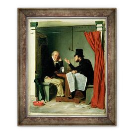 Tablou inramat - Richard Caton Woodville - Politica intr-o casa de stridii - - Roveli