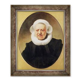 Tablou inramat - Rembrandt Harmensz van Rijn - Portret De Aechje Claesdar - - Roveli