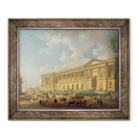 Tablou inramat - Pierre Antoine Demachy - Colonada Luvru. c.1770 - - Roveli