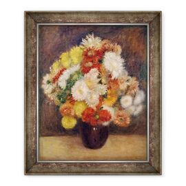Tablou inramat - Pierre Auguste Renoir - Buchet de Crizanteme - - Roveli