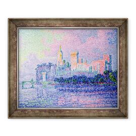 Tablou inramat - Paul Signac - Chateau des Papes, Avignon - - Roveli