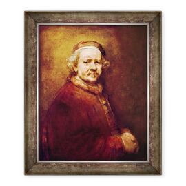 Tablou inramat - Rembrandt Harmensz van Rijn - Autoportret in varsta de 63 de ani - - Roveli