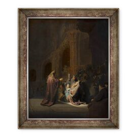 Tablou inramat - Rembrandt Harmensz van Rijn - Cantecul de lauda al lui Simeon - - Roveli