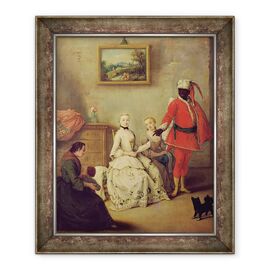 Tablou inramat - Pietro Longhi - Scrisoarea maurilor - - Roveli