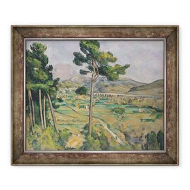 Tablou inramat - Paul Cezanne - Peisaj cu viaduct - Montagne Sainte-Victoire - - Roveli