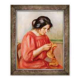 Tablou inramat - Pierre Auguste Renoir - Gabrielle darning - - Roveli