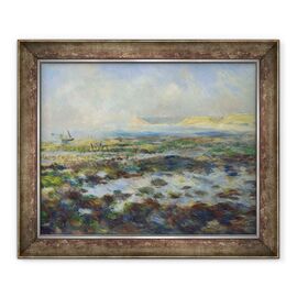 Tablou inramat - Pierre Auguste Renoir - Tree scazuta, Yport - - Roveli