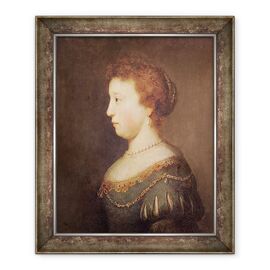Tablou inramat - Rembrandt Harmensz van Rijn - Portret De O Femeie - - Roveli