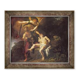 Tablou inramat - Pieter Lastman - Sacrificiul lui Isaac - - Roveli