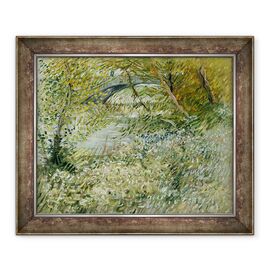 Tablou inramat - Vincent van Gogh - River Bank in primavara - - Roveli