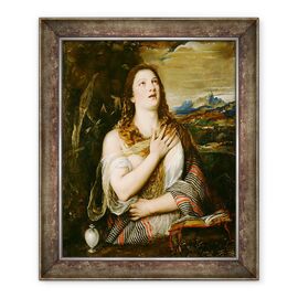 Tablou inramat - Titian - Magdalena penitenta - - Roveli