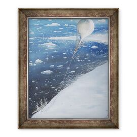 Tablou inramat - Vincent Alexander Booth - Primul capitan de aeronave din Antarctica Scott 4 februarie 1902 - - Roveli