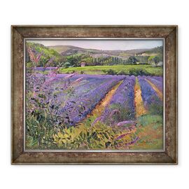 Tablou inramat - Timothy Easton - Campul Budleia si levantica, Montclus - - Roveli