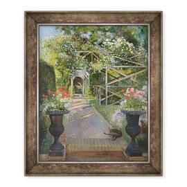 Tablou inramat - Timothy Easton - Trandafirul Leasa, Bedfield - - Roveli