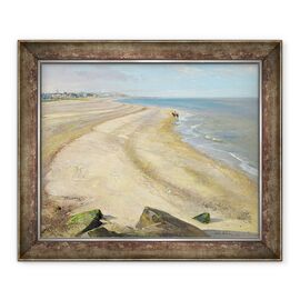 Tablou inramat - Timothy Easton - Curba de plaja spre Southwold - - Roveli