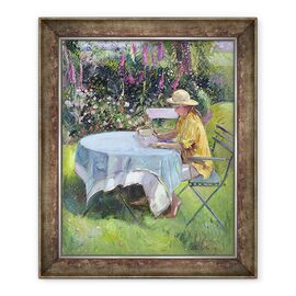 Tablou inramat - Timothy Easton - Citirea diminetii - - Roveli