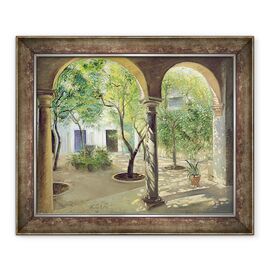 Tablou inramat - Timothy Easton - Curtea umbrita, Palatul Vianna - - Roveli